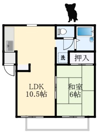 ナイティ池尻の物件間取画像